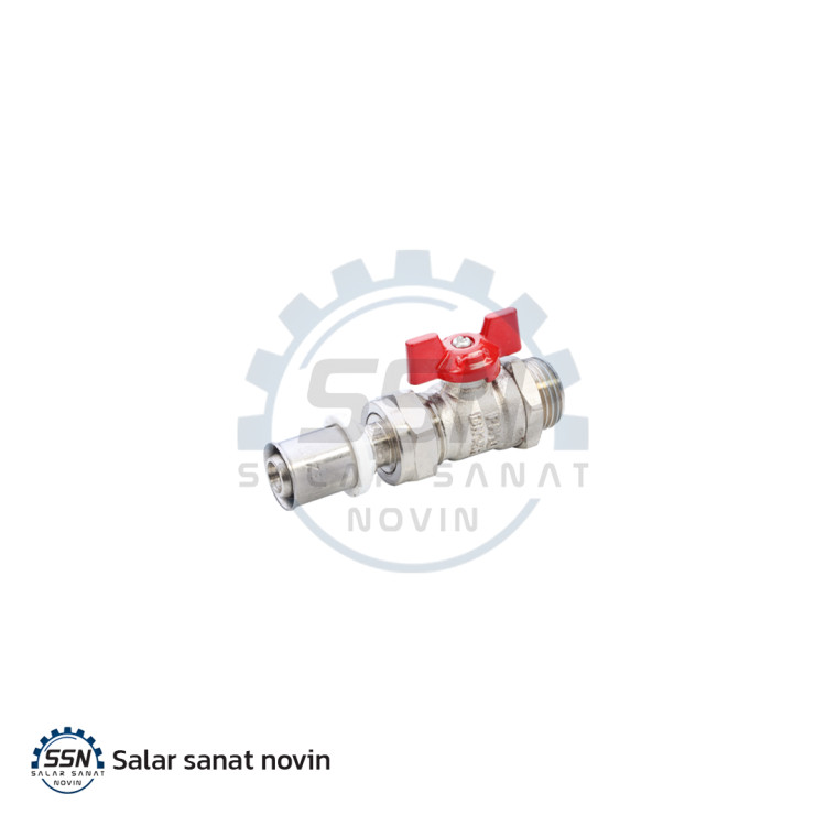 شیر یکسر روپیچ با مهره پرسی