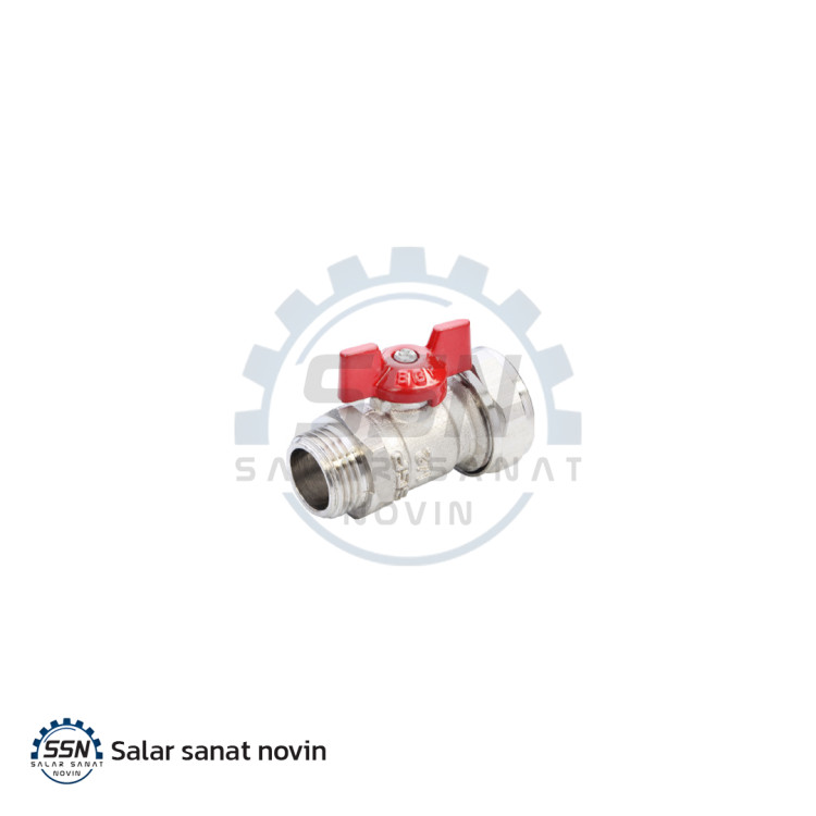 شیر یکسر روپیچ کوپلی دسته پروانهای