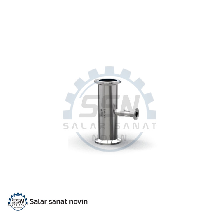 سه راهی تبدیلی نافی بلند سه سر فرول استنلس استیل