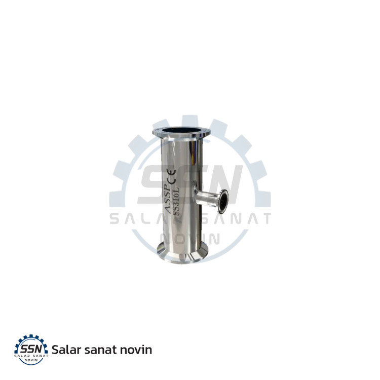 سه راهی تبدیلی نافی کوتاه سه سر فرول استنلس استیل