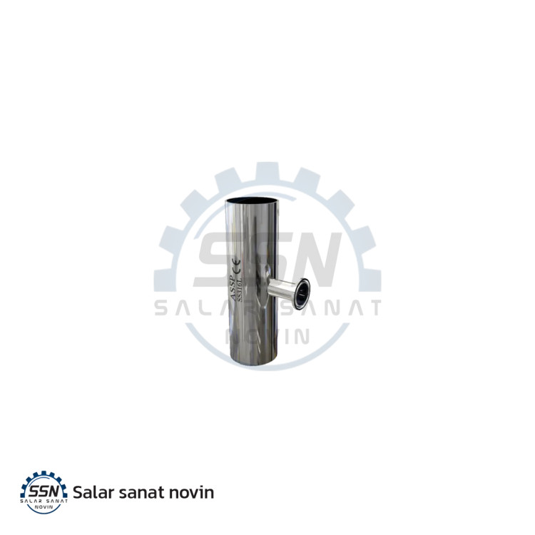 سه راهی تبدیلی نافی کوتاه یک سر فرول استنلس استیل
