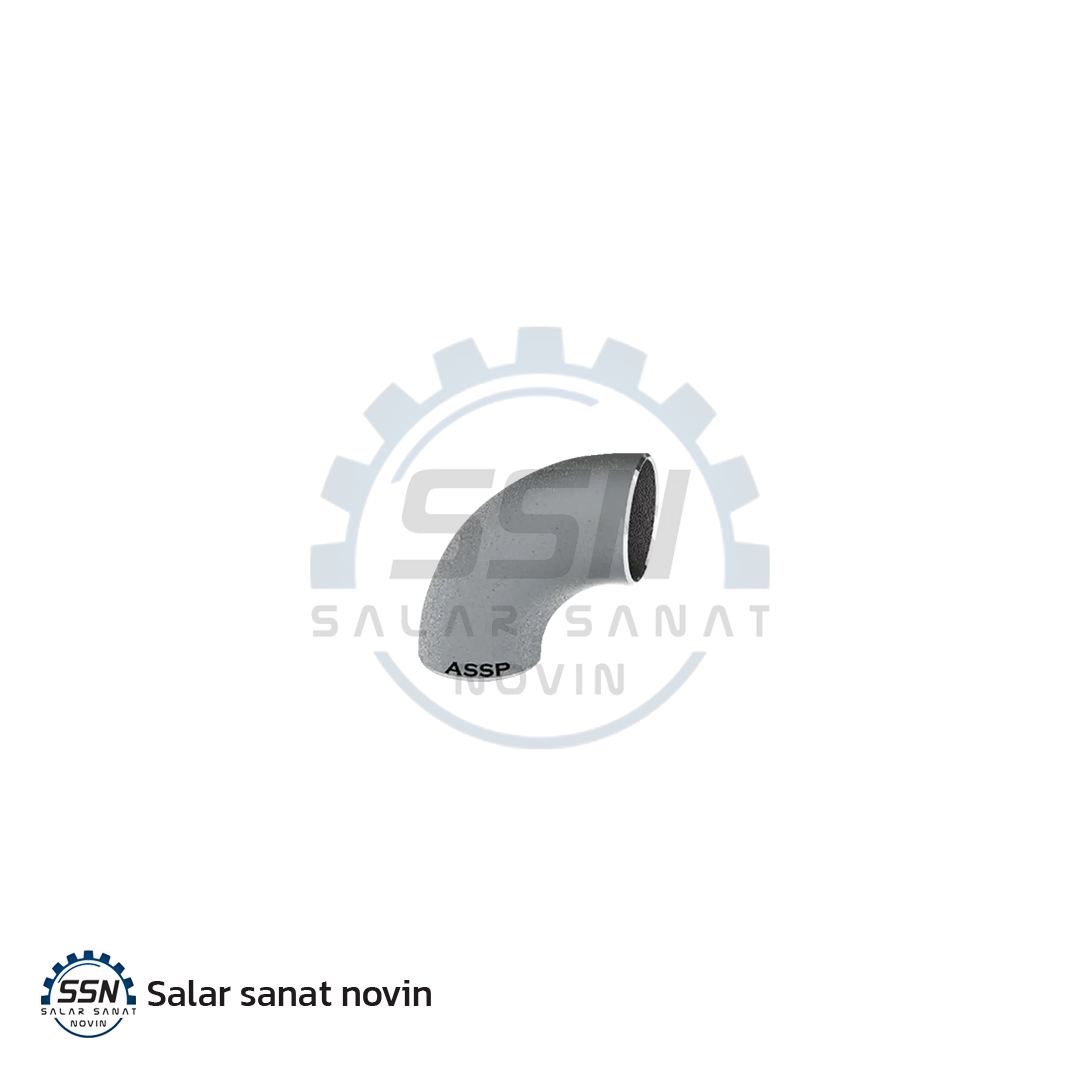 زانویی جوشی 90 درجه استنلس استیل