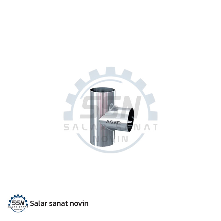 سه راهی ناف بلند استنلس استیل ISO