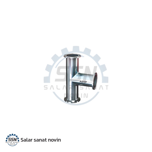سه راهی کلمپی نافی بلند آزمه استنلس استیل