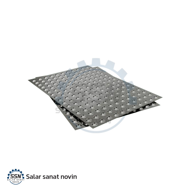 ورق استیل شانه تخم مرغی