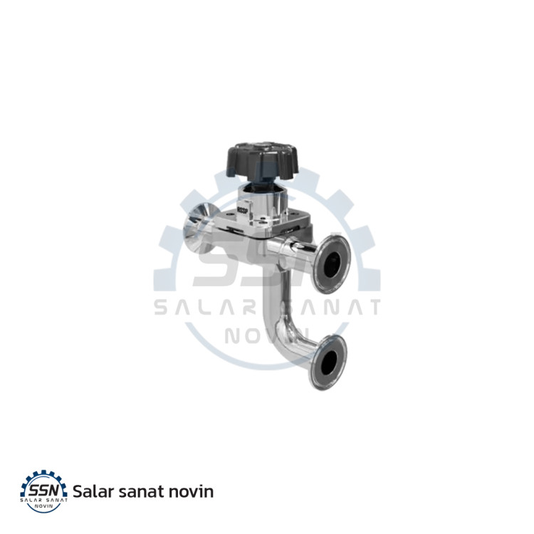 شیر دیافراگم سه راهی استنلس استیل