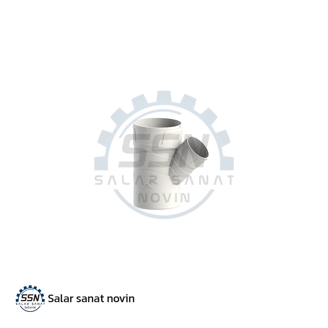سه راه تبدیلی 45 درجه upvc