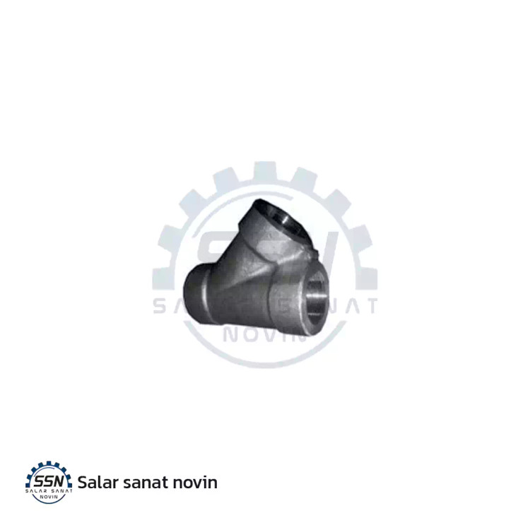 سه راه ۴۵ درجه فولادی رزوه ای فشار قوی